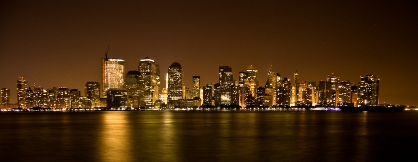 new york city skyline at night wallpaper. New York City Skyline